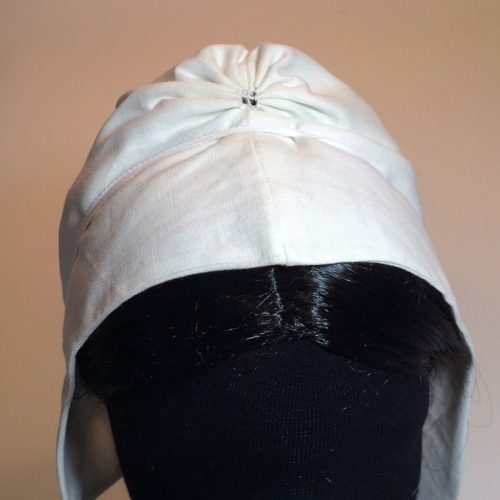 Plain linen coif - Image 3