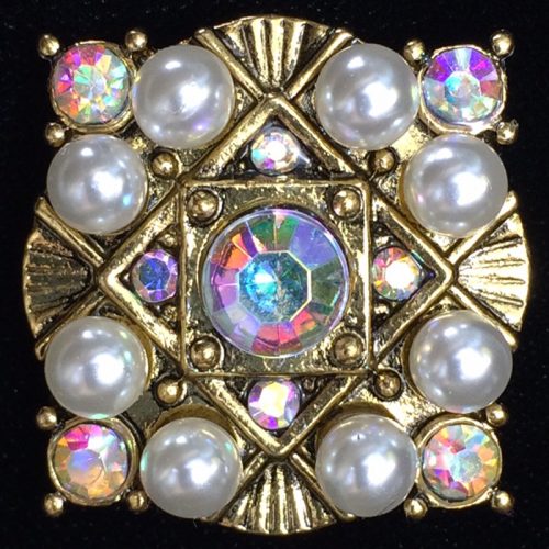Antique Gold w/ Crystal AB