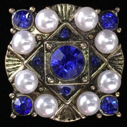 Antique Gold w/Sapphire