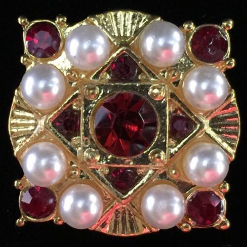 Bright Gold W/ Dark Ruby