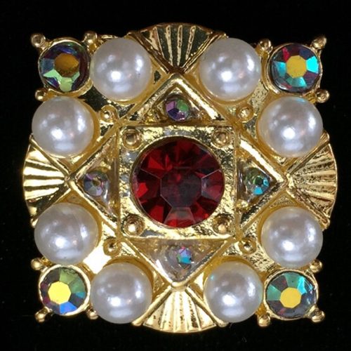 Bright Gold w/ ruby and red AB (limited!)