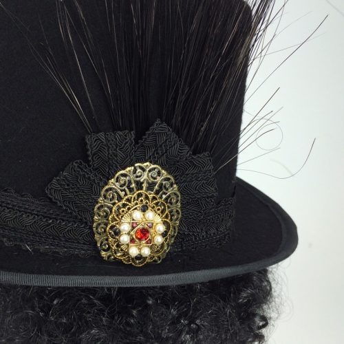 Flat topped Hat #9 - 22.75" - Image 3