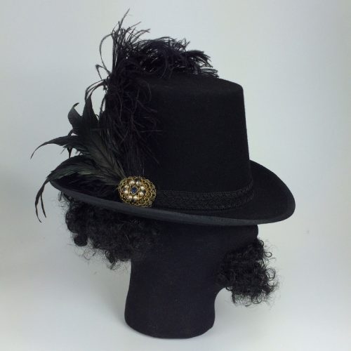 Flat topped Hat #8 - 23.5"