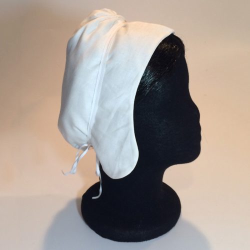 Plain linen coif