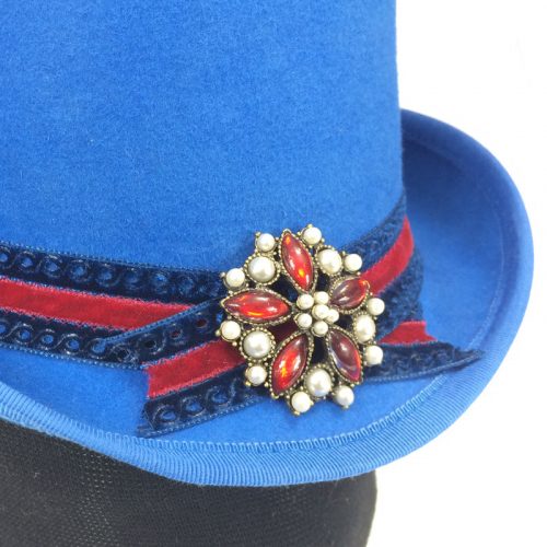 Round topped Hat #3 - 22 3/4" - Image 3