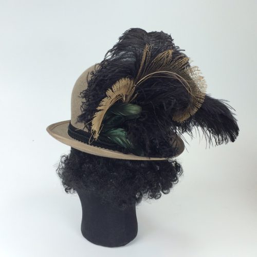 Round topped Hat #4 - 22 3/4" - Image 4
