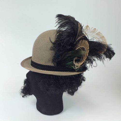Round topped Hat #4 - 22 3/4" - Image 2
