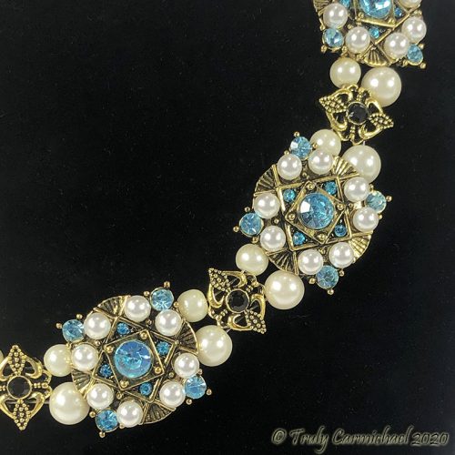 Antique gold with turquoise 14"-16" - Image 2