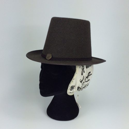 Flat topped hat #10 - 22.5"