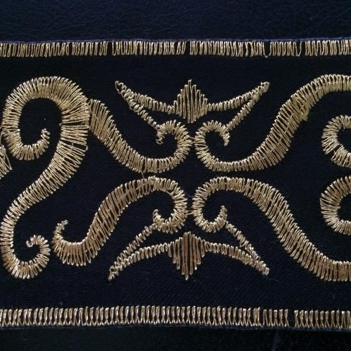 2" metallic embroidered trim - Image 7