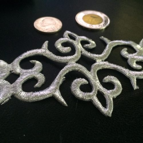 2.8" metallic cutwork trim - Image 6