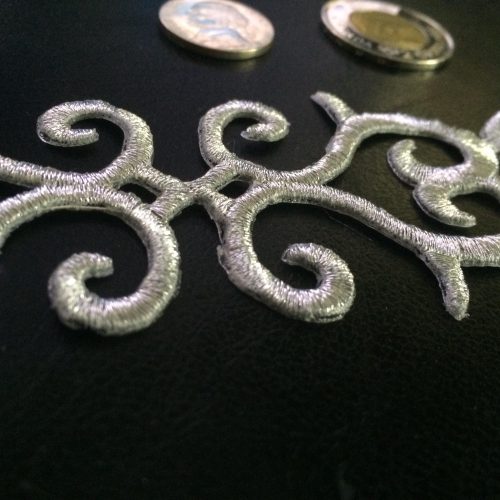 2.8" metallic cutwork trim - Image 5