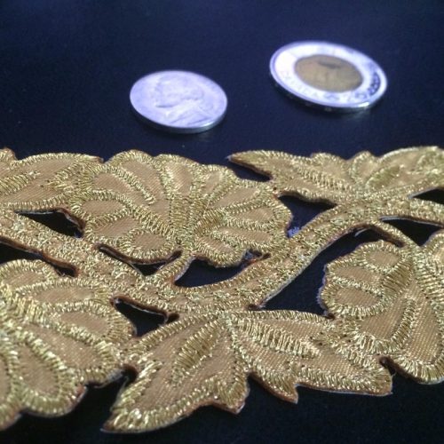 2.2" metallic cutwork trim - Image 5