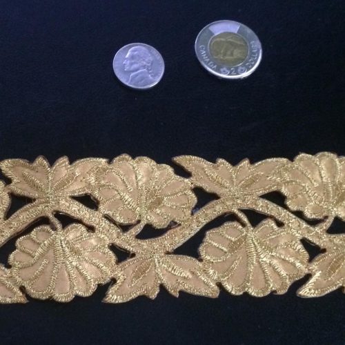 2.2" metallic cutwork trim - Image 3