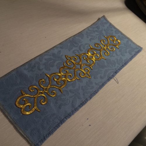 2.8" metallic cutwork trim - Image 3