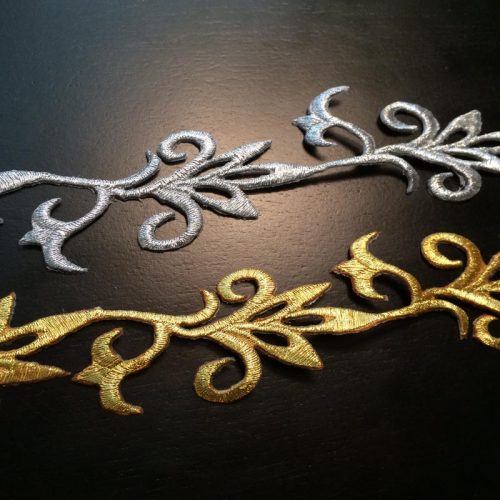 1.45" metallic cutwork trim - Image 8
