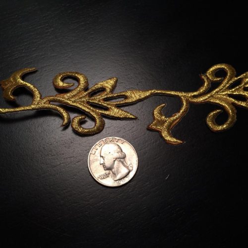 1.45" metallic cutwork trim - Image 6