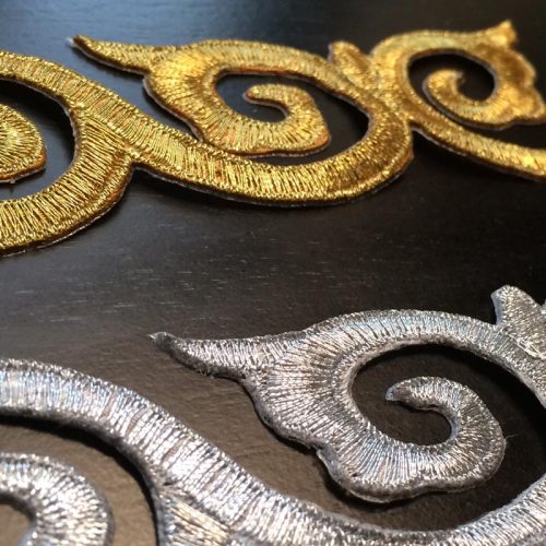 1.6" metallic cutwork trim - Image 7