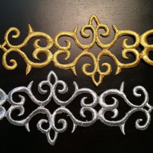 2.8" metallic cutwork trim - Image 10