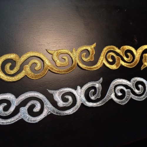 1.6" metallic cutwork trim - Image 6