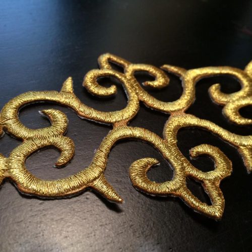 2.8" metallic cutwork trim - Image 9