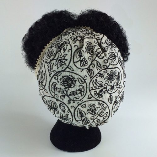 Replica Embroidered Linen Coif - Image 4