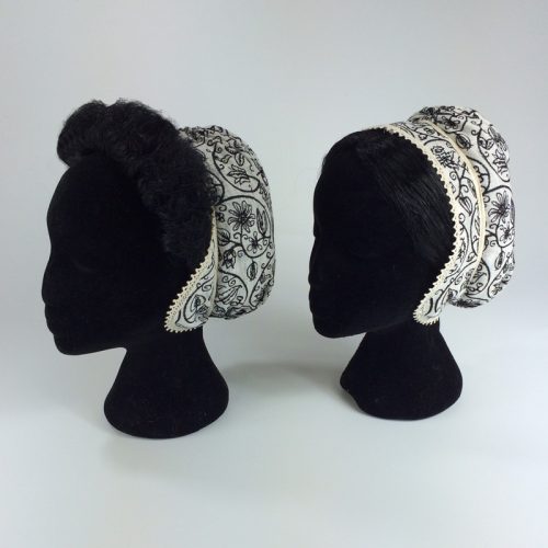 Replica Embroidered Linen Coif - Image 7