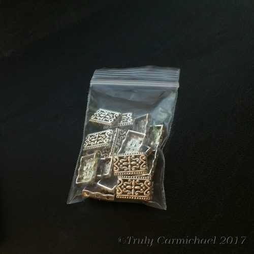 Antique silver spacers - Image 4