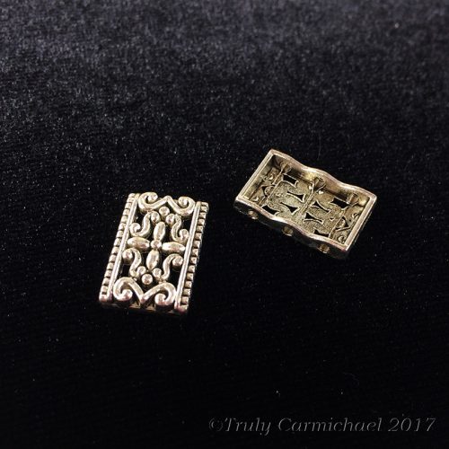 Antique silver spacers