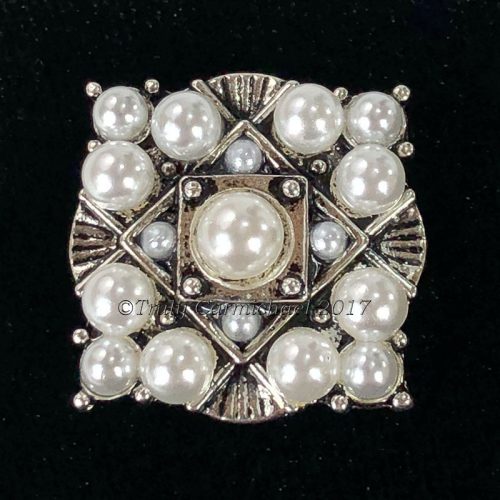 Antique Silver w/ all pearls