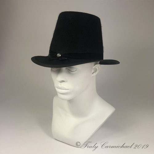 Flat topped Hat #3 - 23 1/8" - Image 4